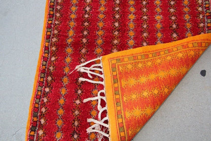 Vintage Moroccan Tribal Ethnic Rug, circa 1980