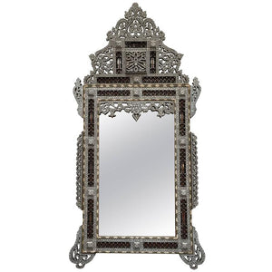 19th Century Syrian Mirror Inlay with Mother-of-Pearl