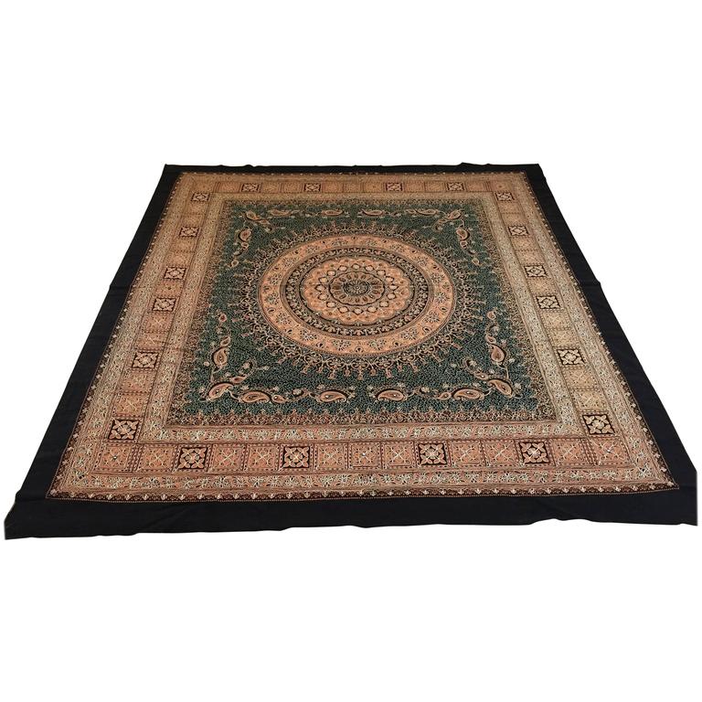 Embroidered Textile Tapestry Bed Spread from India