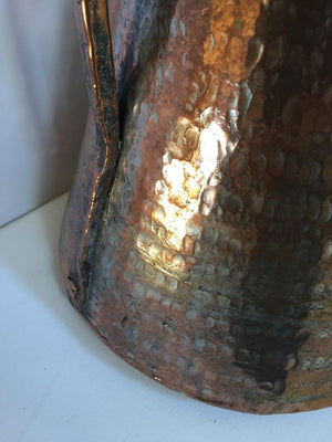 19th Century Middle Eastern Persian Metal Copper Water Ewer