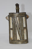 Moroccan Berber Tuareg Metal Tribal Flask Overlay