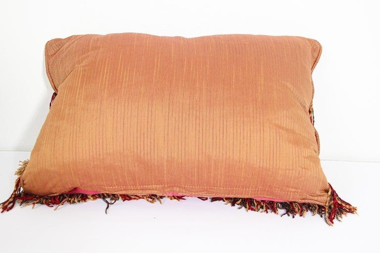 Moorish Style Decorative Red Throw Pillow by John Richard