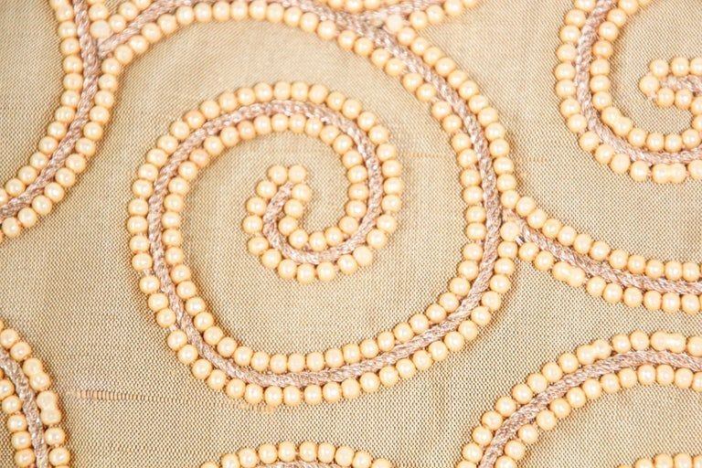 Moorish Style Decorative Gold Throw Pillow