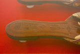Antique Italian Venetian Shoes Leather and Silk Embroidered Framed