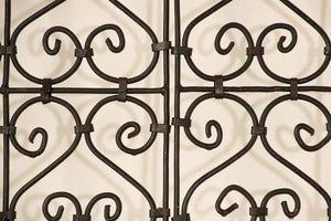 Hand Forged Iron Moorish Screen