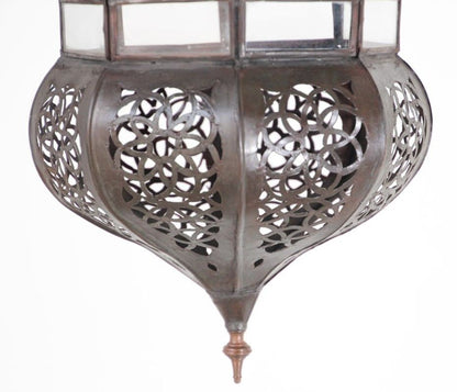 Moorish Hanging Lantern by Berber Tribes of Morocco, 27\" H