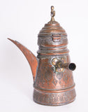Middle Eastern Turkish Arabic Copper Dallah Coffee Pot