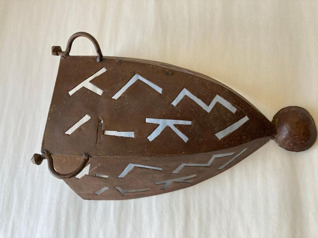 Moroccan African Art Metal Sconce