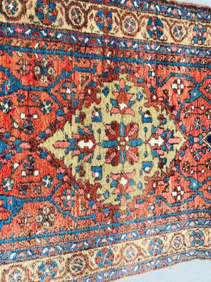 Hand Knotted Vintage Carpet Runner from Turkey