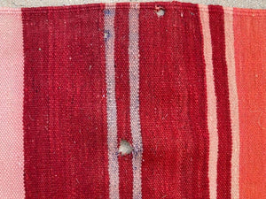 Moroccan Vintage Flat-Weave Tribal Kilim Rug