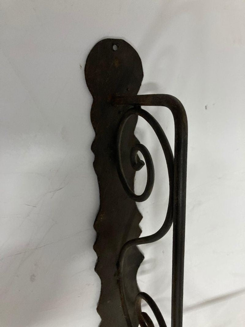 Large Wrought Iron Scrolling Wall Mounted Bracket for Lanterns or Signs
