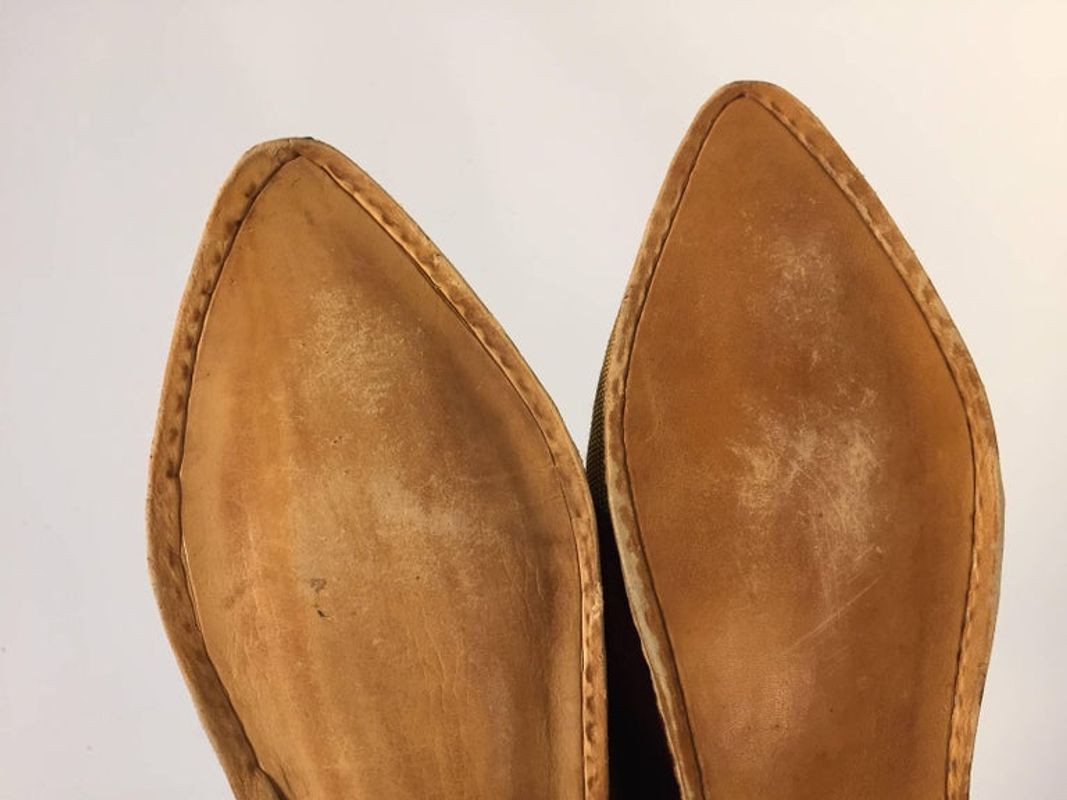 Moroccan Silk Slippers Ethnic Shoes