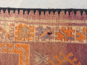 1940s Vintage Moroccan Berber Rug