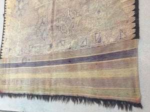 1960s Moroccan Vintage Berber Tribal Rug