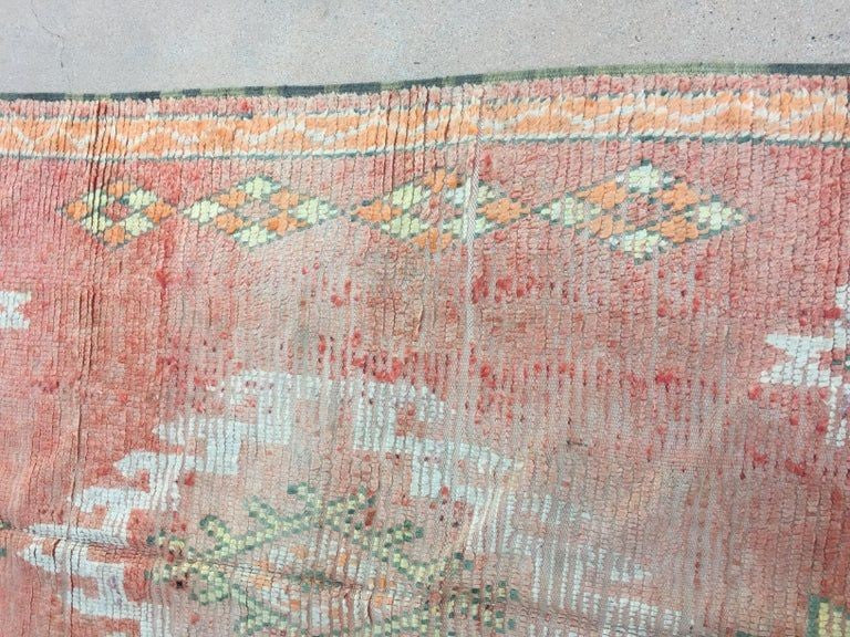 Moroccan Vintage Tribal Rug, circa 1960