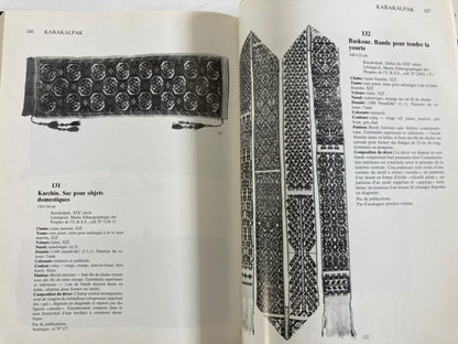 Les Tapis d'Asie Centrale et du Kazakhstan, Rugs of Kazakhstan French Text Book