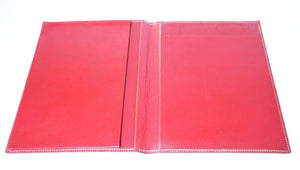 Vintage Moroccan Embossed Leather Padfolio