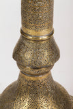 Mid 19th Century Antique Islamic Brass Candleholder Floor Lamp