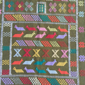 1980s Vintage Moroccan Berber Rug