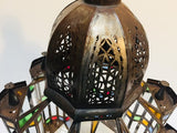 Mamounia Moorish Glass Lantern