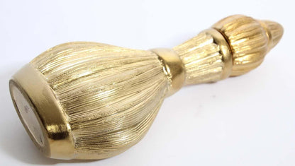 Moorish Bohemian Decorative Gilt Porcelain Flask with Lid