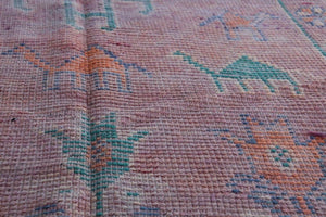 1960s Vintage Moroccan Berber Rug