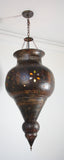 Vintage Moroccan Bronze Moorish Chandelier