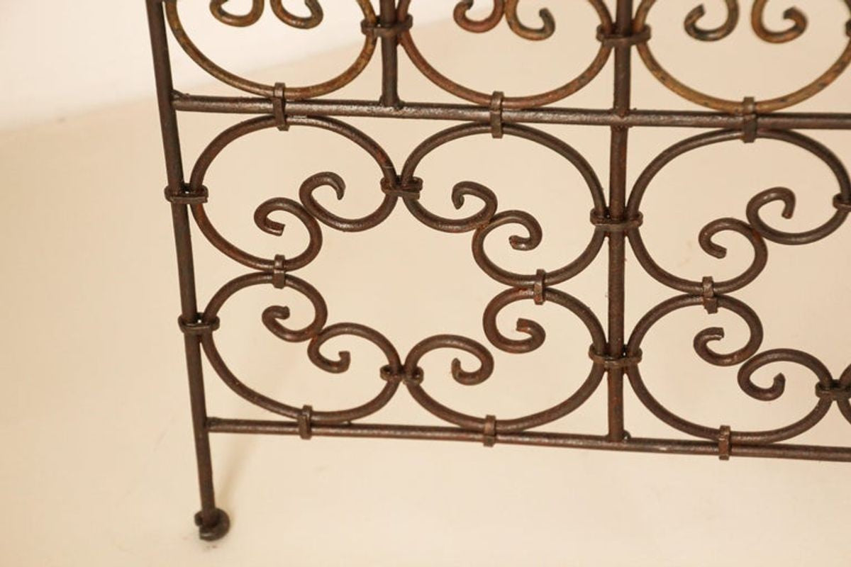 Hand Forged Iron Moorish Folding Screen