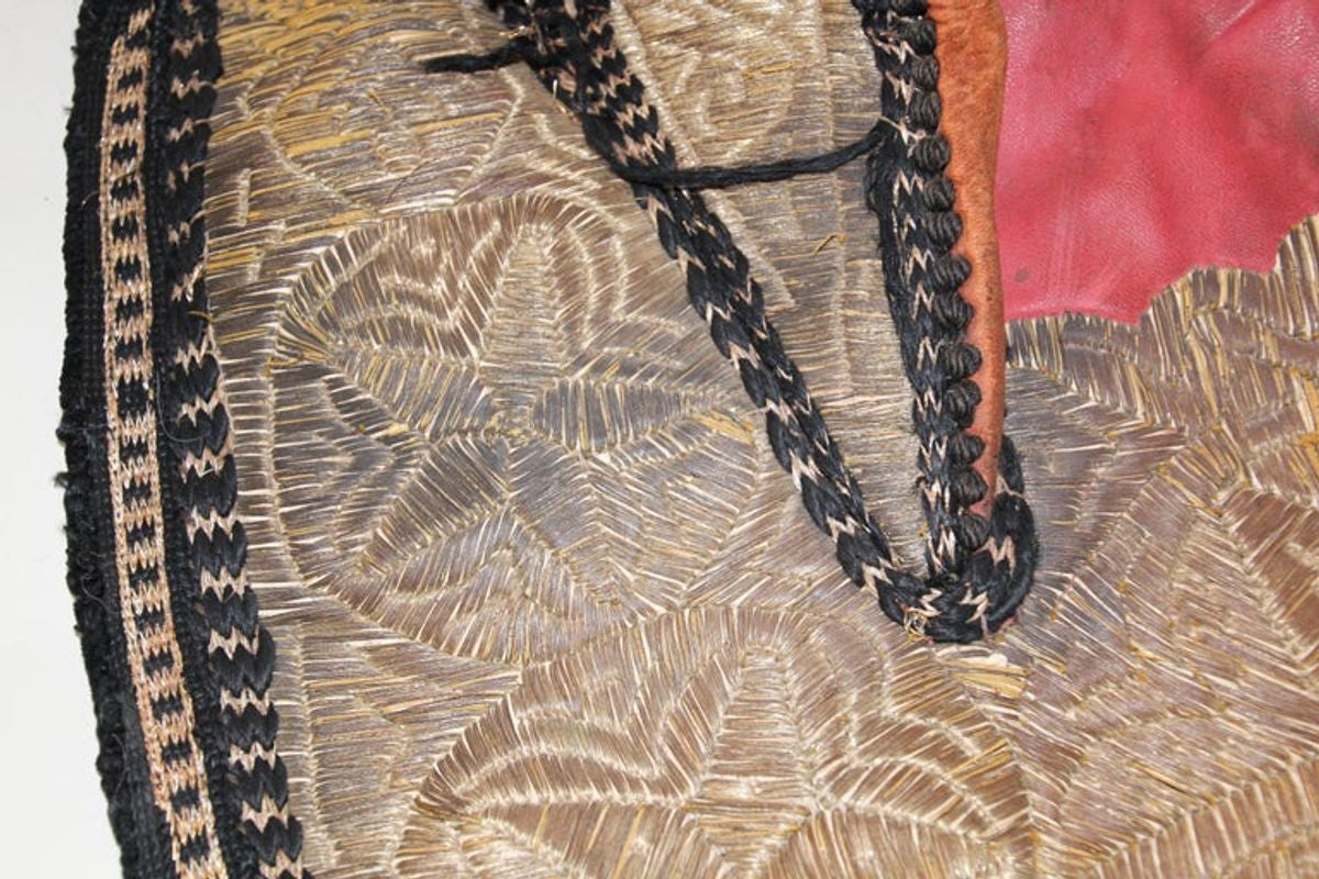 Collector Moroccan Ceremonial Gold Horse Saddle Cover