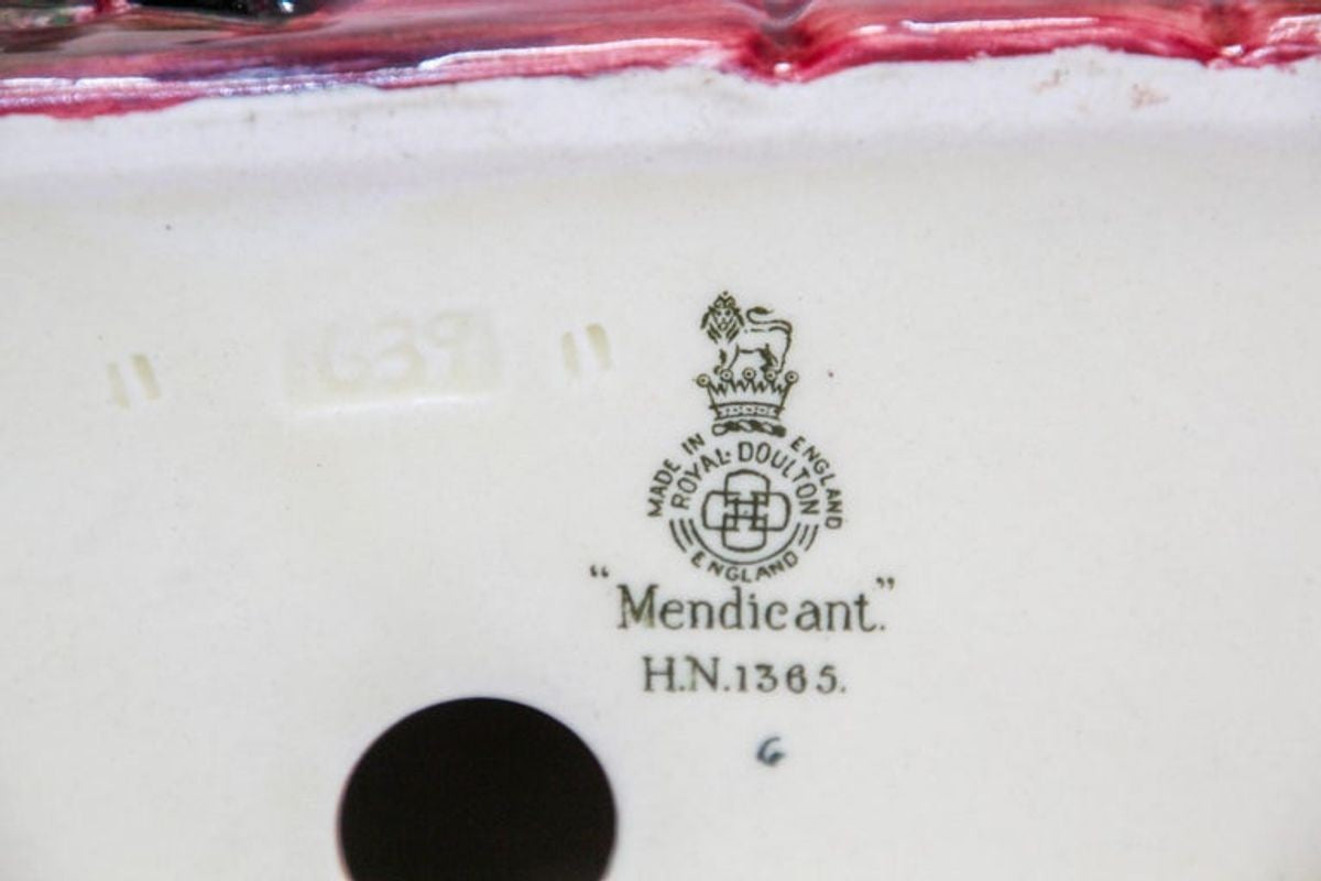 Royal Doulton Porcelain Figurine, "The Mendicant"