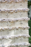 Tribal Moroccan Handcrafted Wedding Blanket Throw with Sequins 8