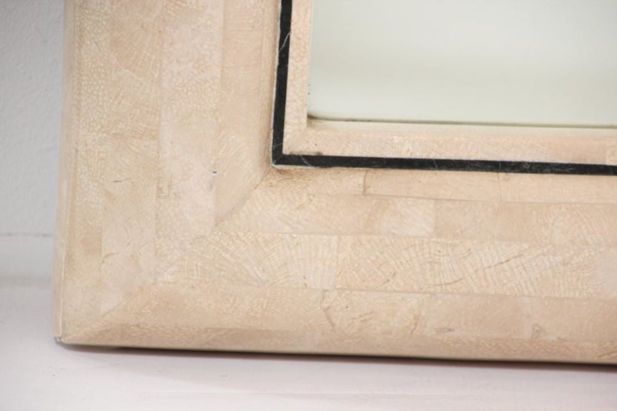 Moroccan Moorish Mirror Tessellated Stone by Maitland Smith.