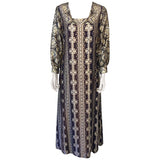 Vintage Brocade Caftan by Bob Cunningham Nellica Beitner Neiman Marcus Size S