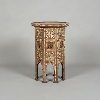 Syrian Large Octagonal Pedestal Table