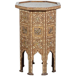 Syrian Large Octagonal Pedestal Table