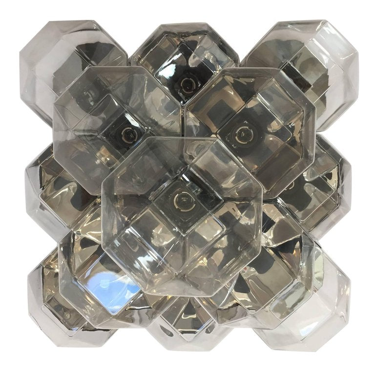 Motoko Ishii for Staff, 1970s Extra Large Modular Wall or Ceiling Lamp