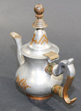 Tuareg African Pewter Tea Pot from Mauritania