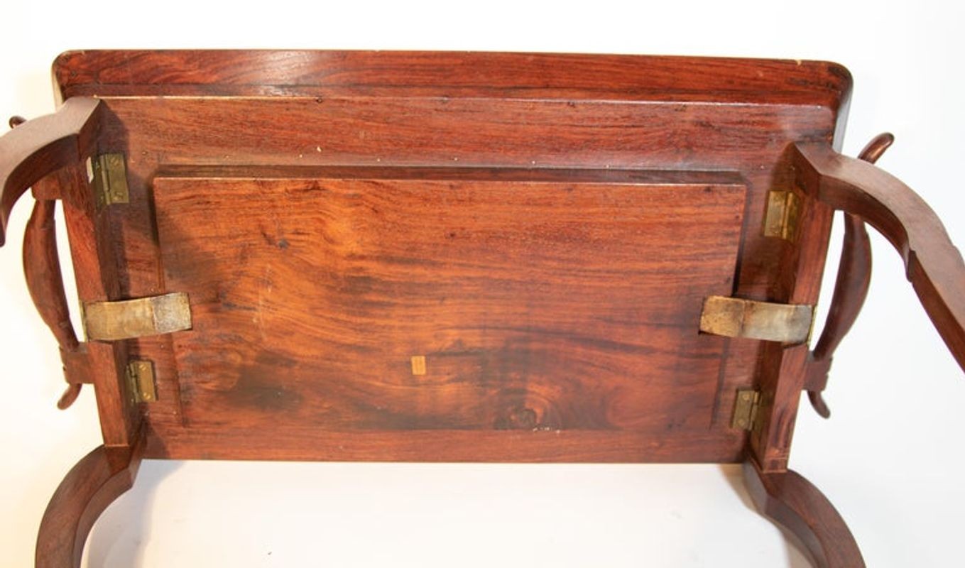 Vintage Anglo-Indian Inlaid Tray Table