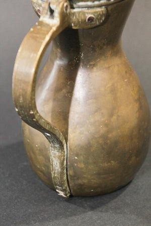 Middle Eastern Moorish Dallah Arabic Brass Coffee Pot