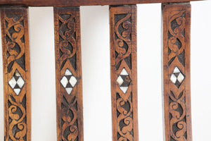 Moorish 19th Century Folding Chair Inlaid