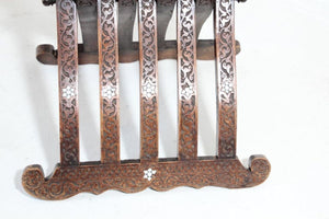 Moorish Moroccan 19th Century Folding Chair Inlaid