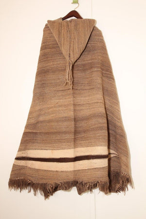 Berber Tribal North Africa Moroccan Burnous Wool Cape