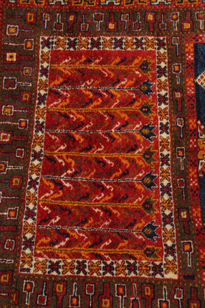 Moroccan Vintage Berber Organic Wool Rug