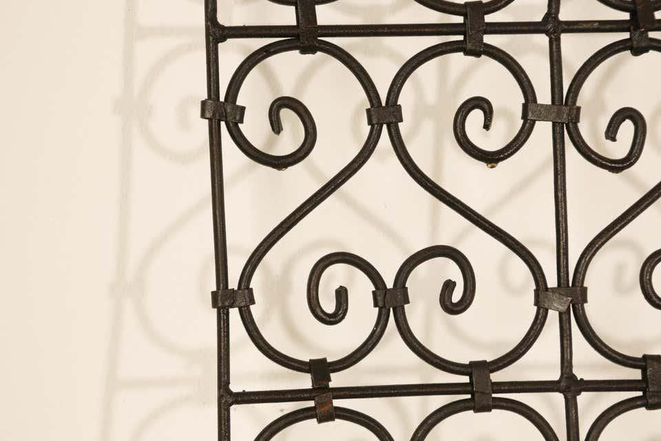 Hand Forged Iron Moorish Screen