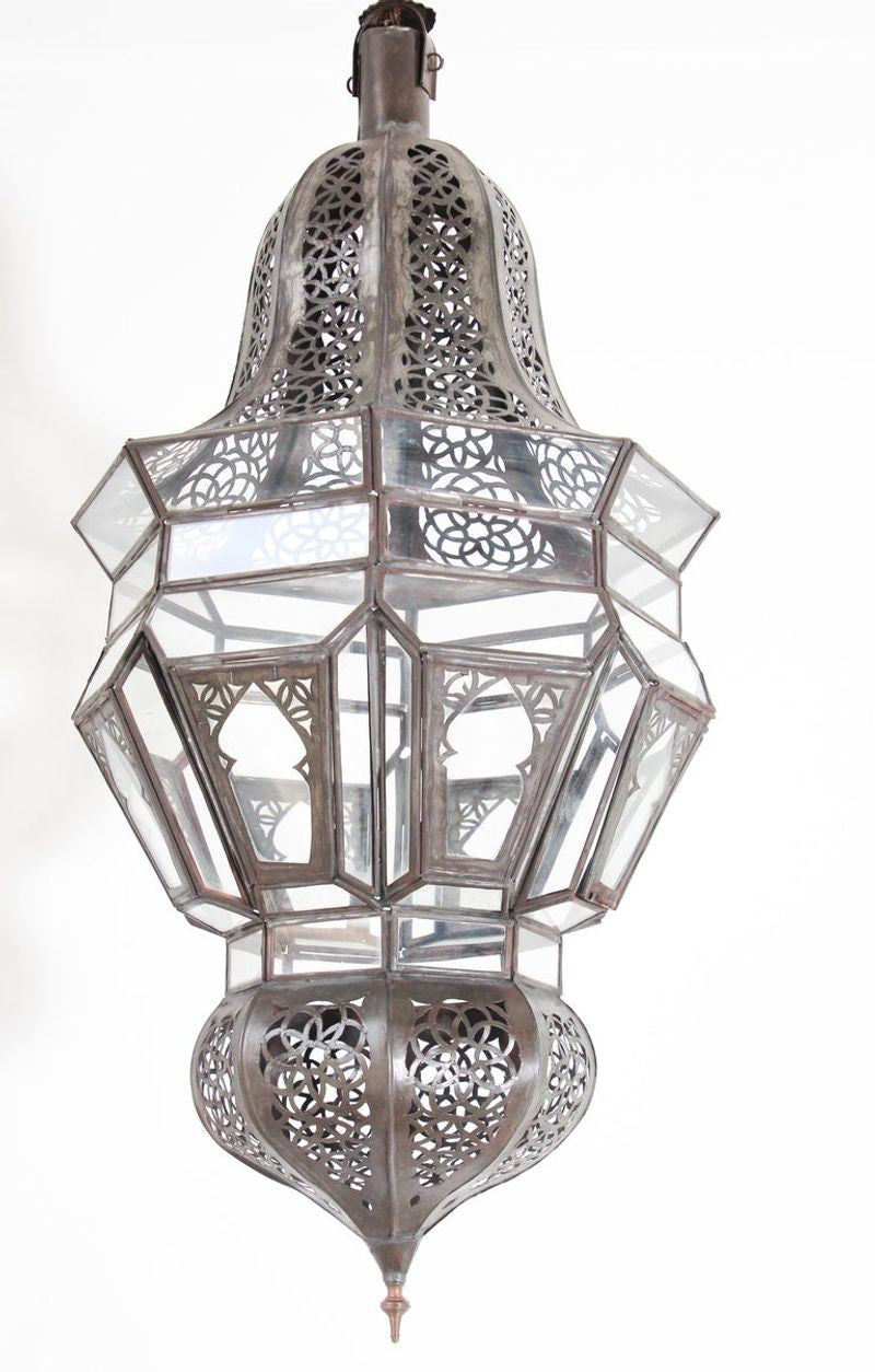 Moroccan Hanging Glass Lantern