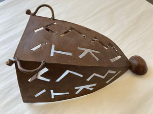 Moroccan African Art Metal Sconce