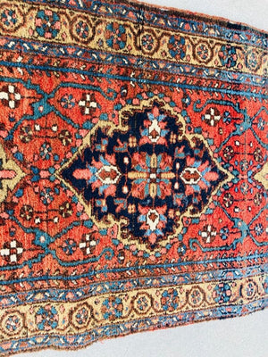 Hand Knotted Vintage Carpet Runner from Turkey