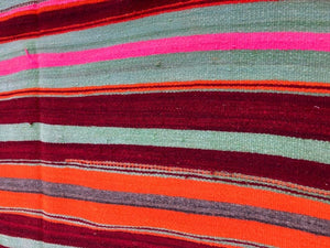 Moroccan Vintage Flat-Weave Kilim Rug North Africa
