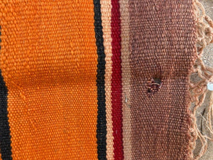 Moroccan Vintage Flat-Weave Stripe Kilim Rug