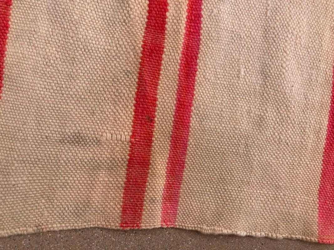 Moroccan Vintage Organic Hand-Woven Textile, circa 1960